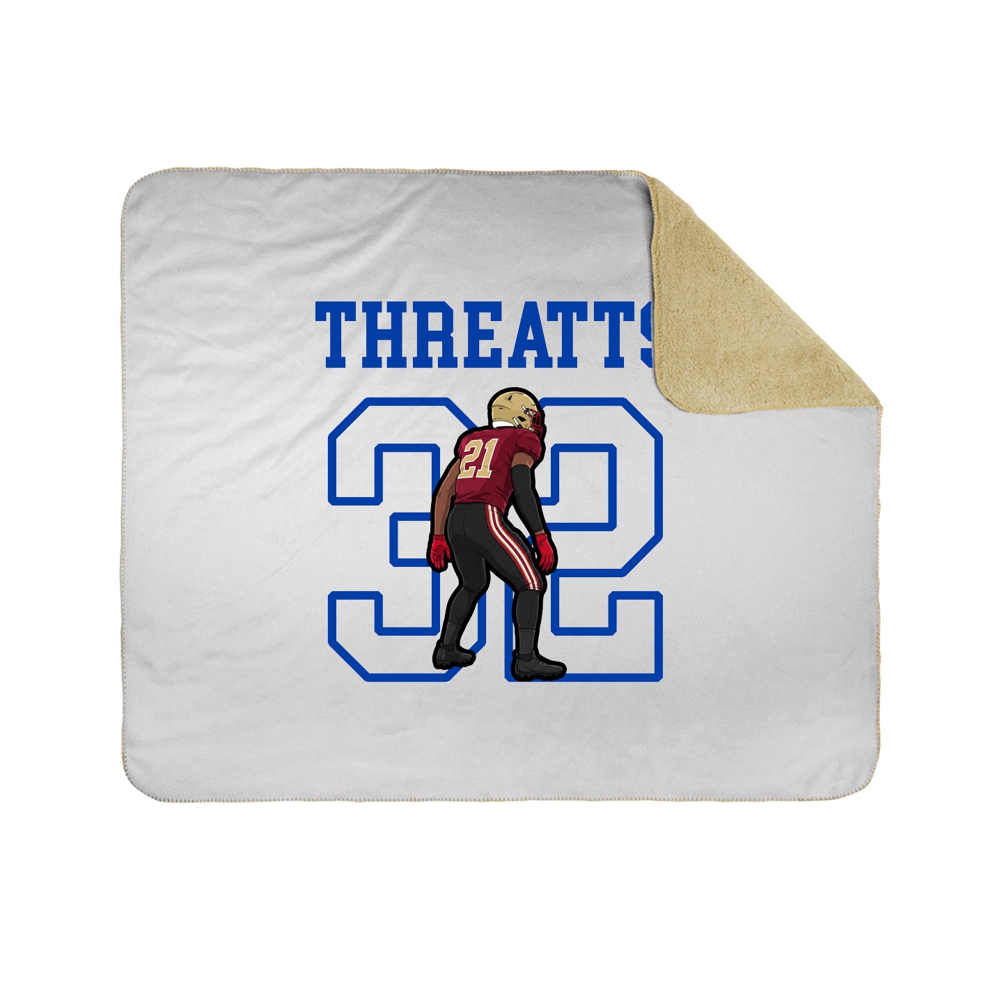 Throw Blanket — Shirsey in White