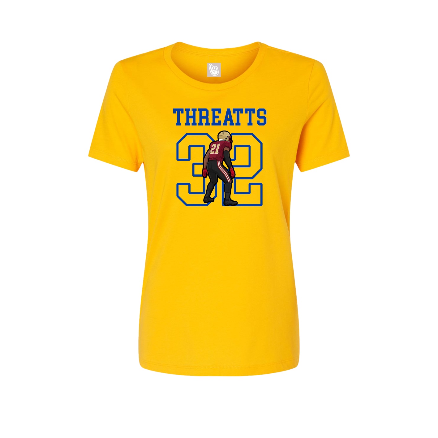 Fitted Women's Tee — Shirsey in Gold