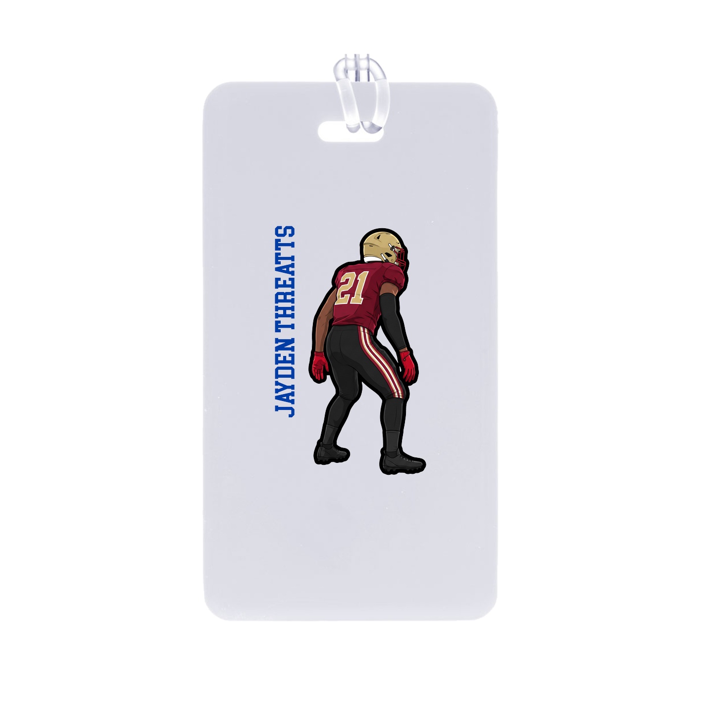 Bag Tag — Name Vertical in Classic