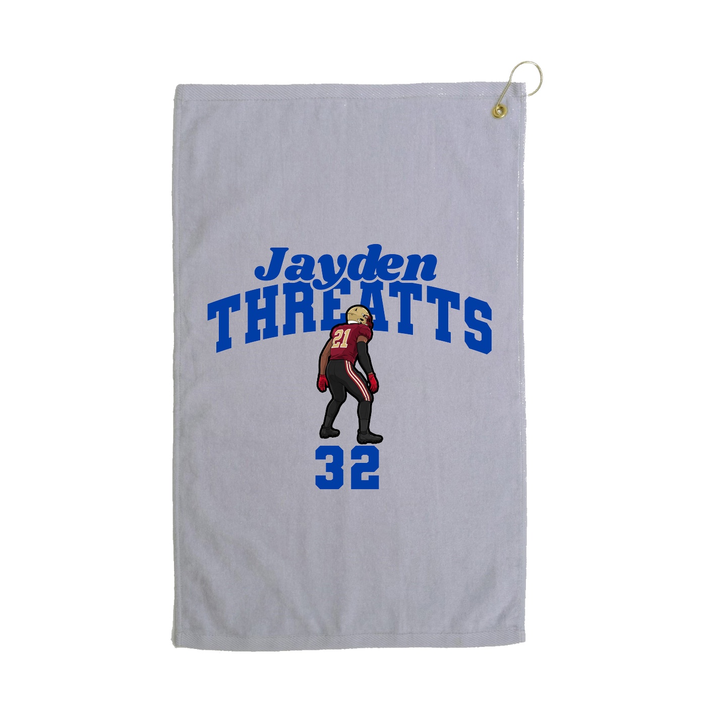 Golf Towel — Signature Arch in Grey