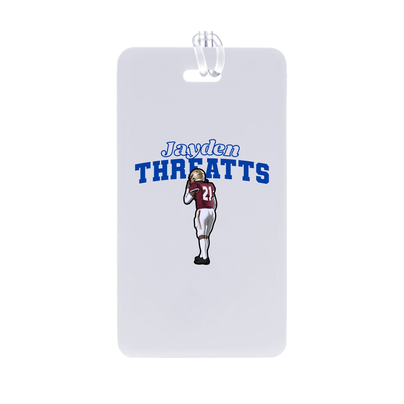 Bag Tag — Name Arch in Classic