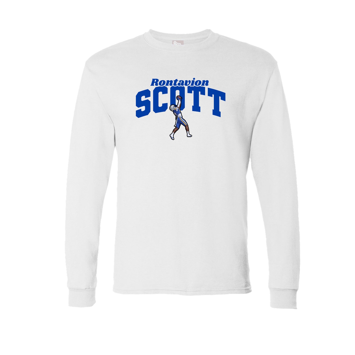 Long Sleeve Tee — Signature Arch in White