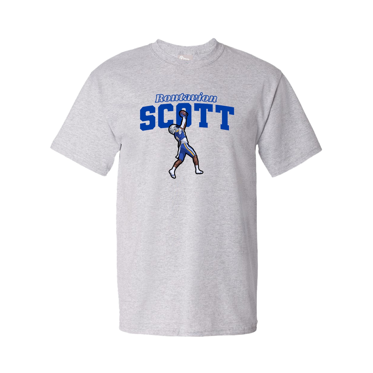 Tee — Name Arch in Grey