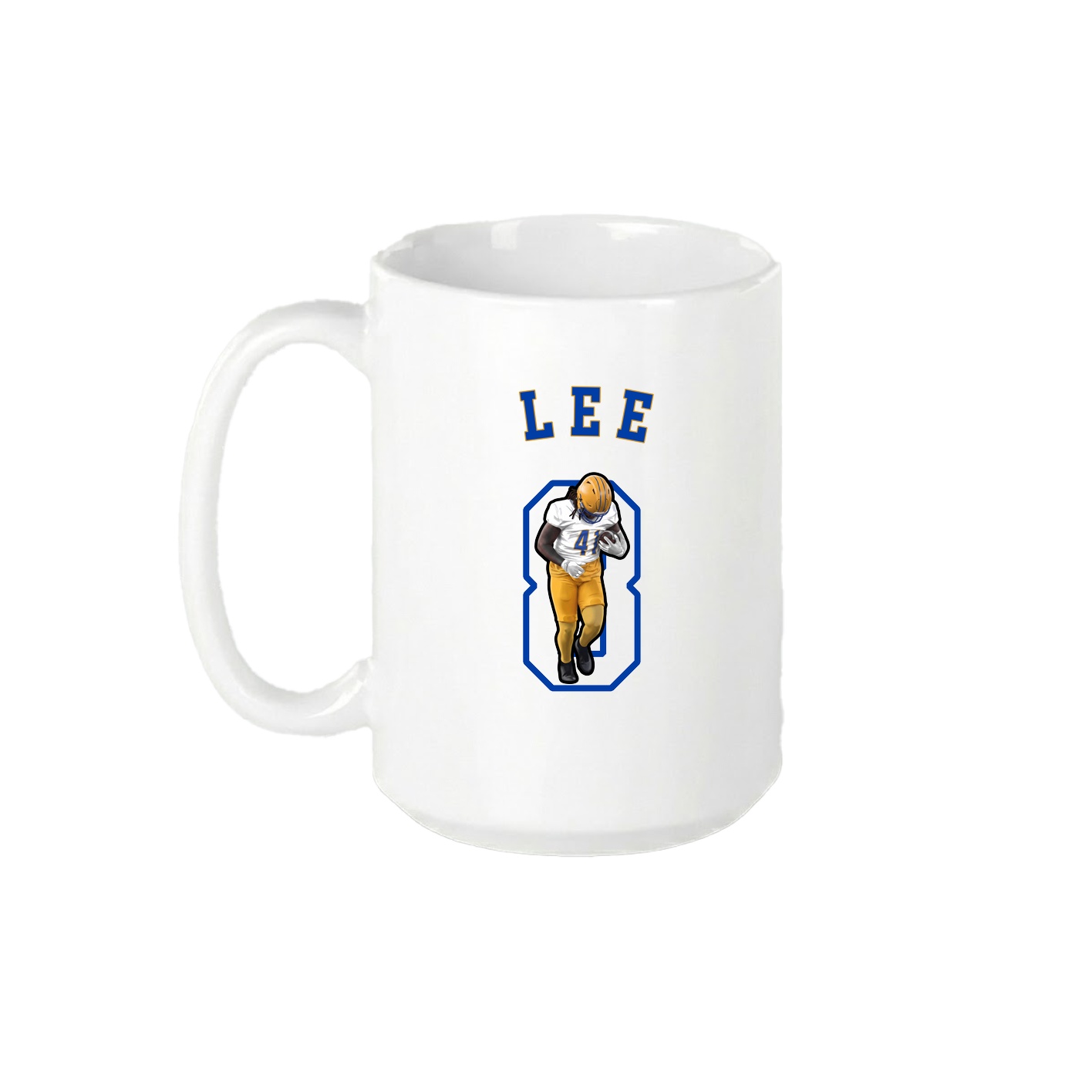 15oz Coffee Mug — Shirsey Arch in White