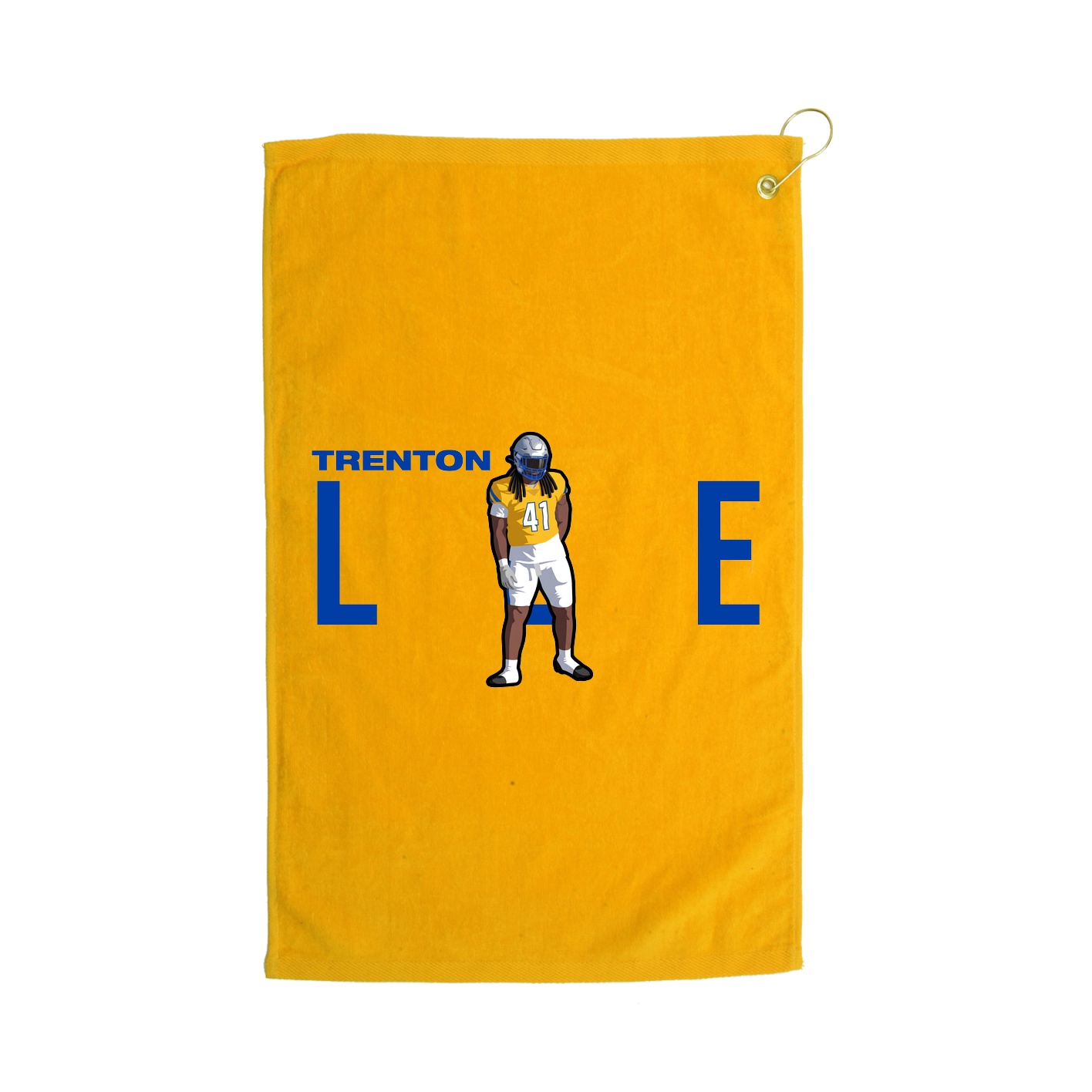 Golf Towel — Player Name in Gold