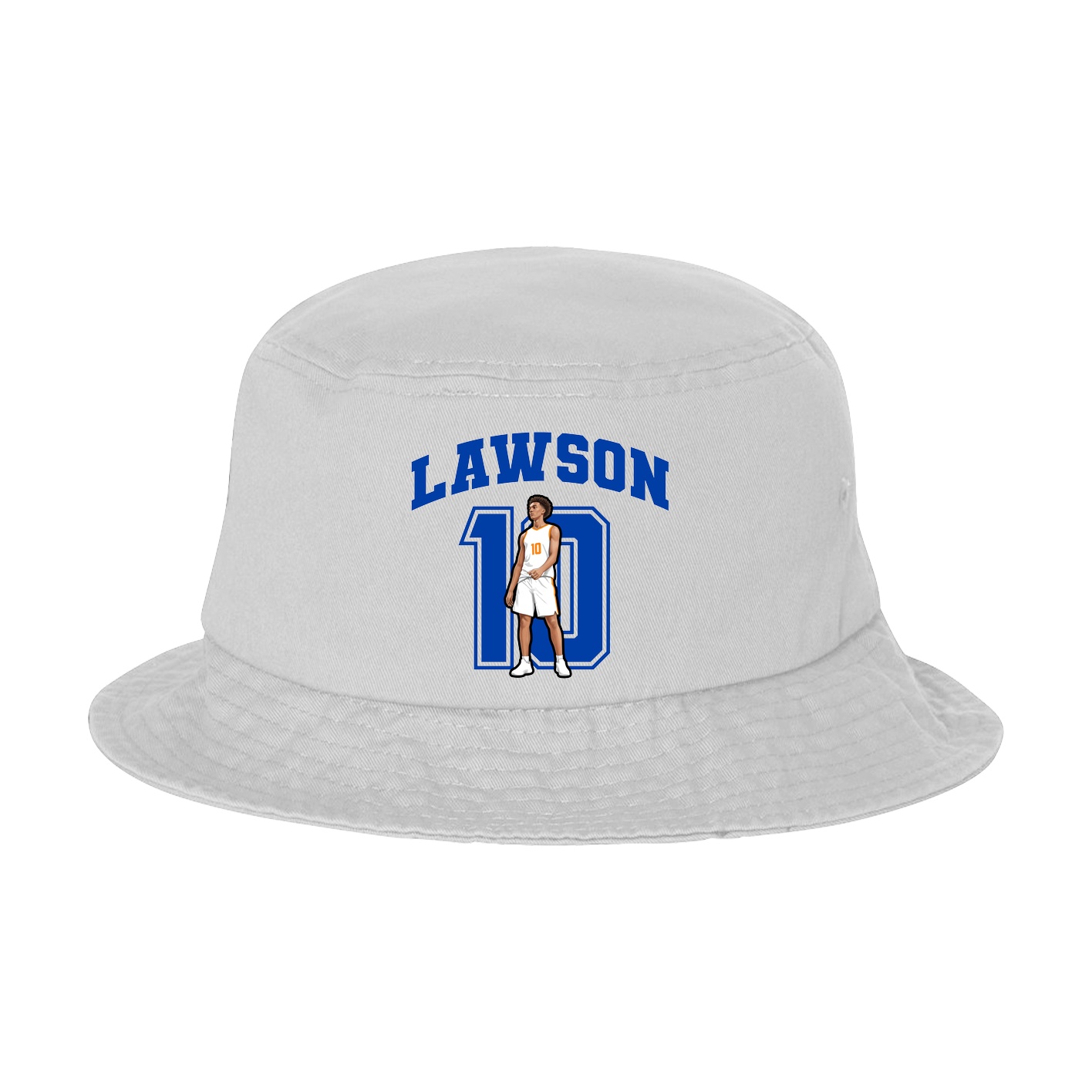 Bucket Cap — Number in White