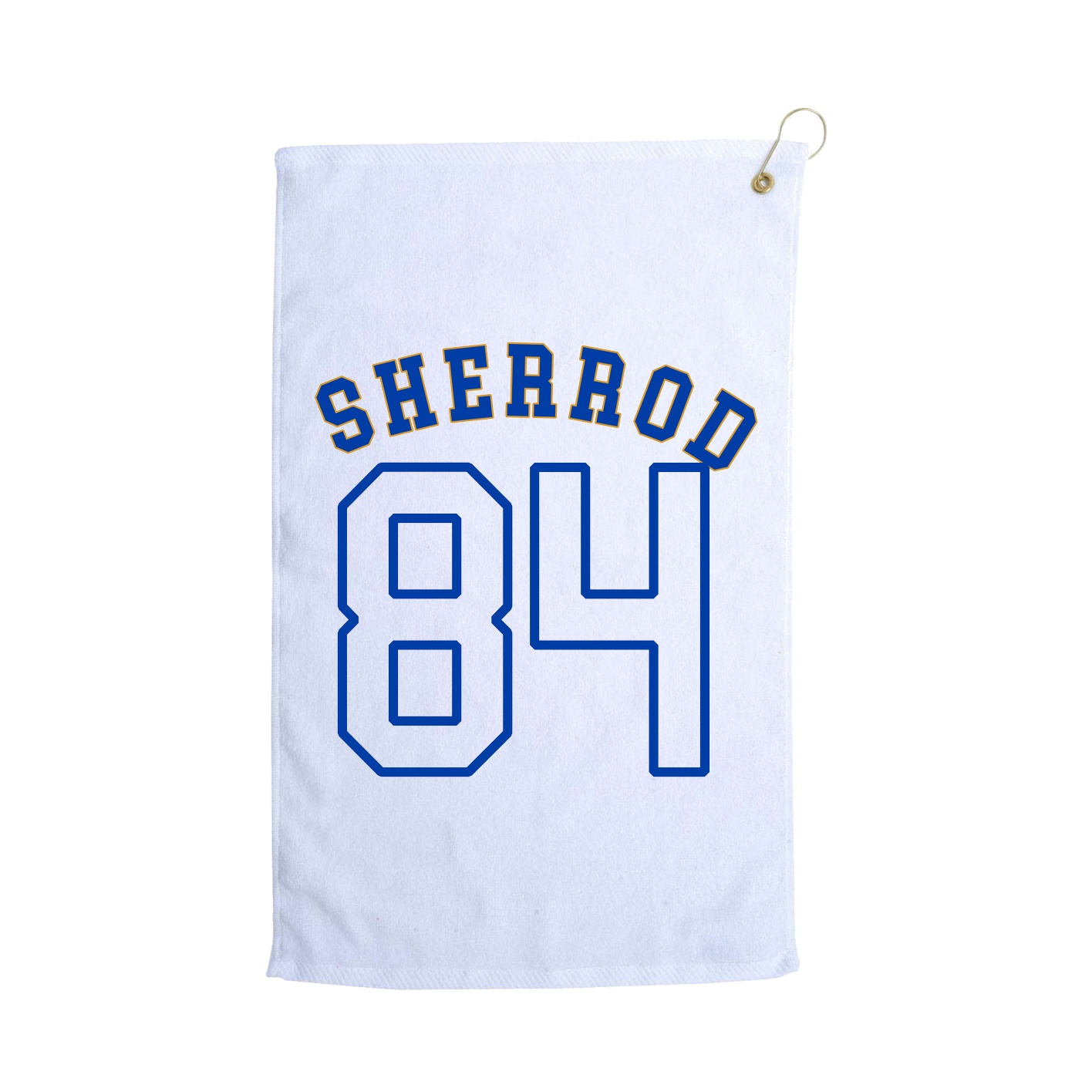 Golf Towel — Shirsey Arch in White