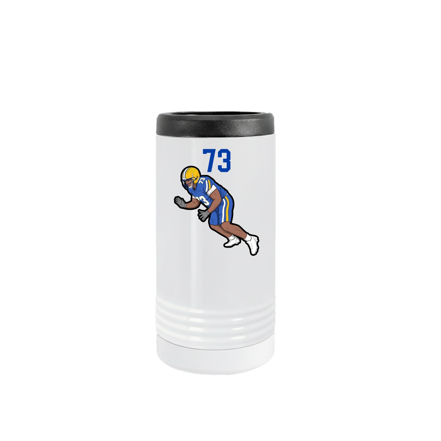 Slim Beverage Holder — Number Top in White
