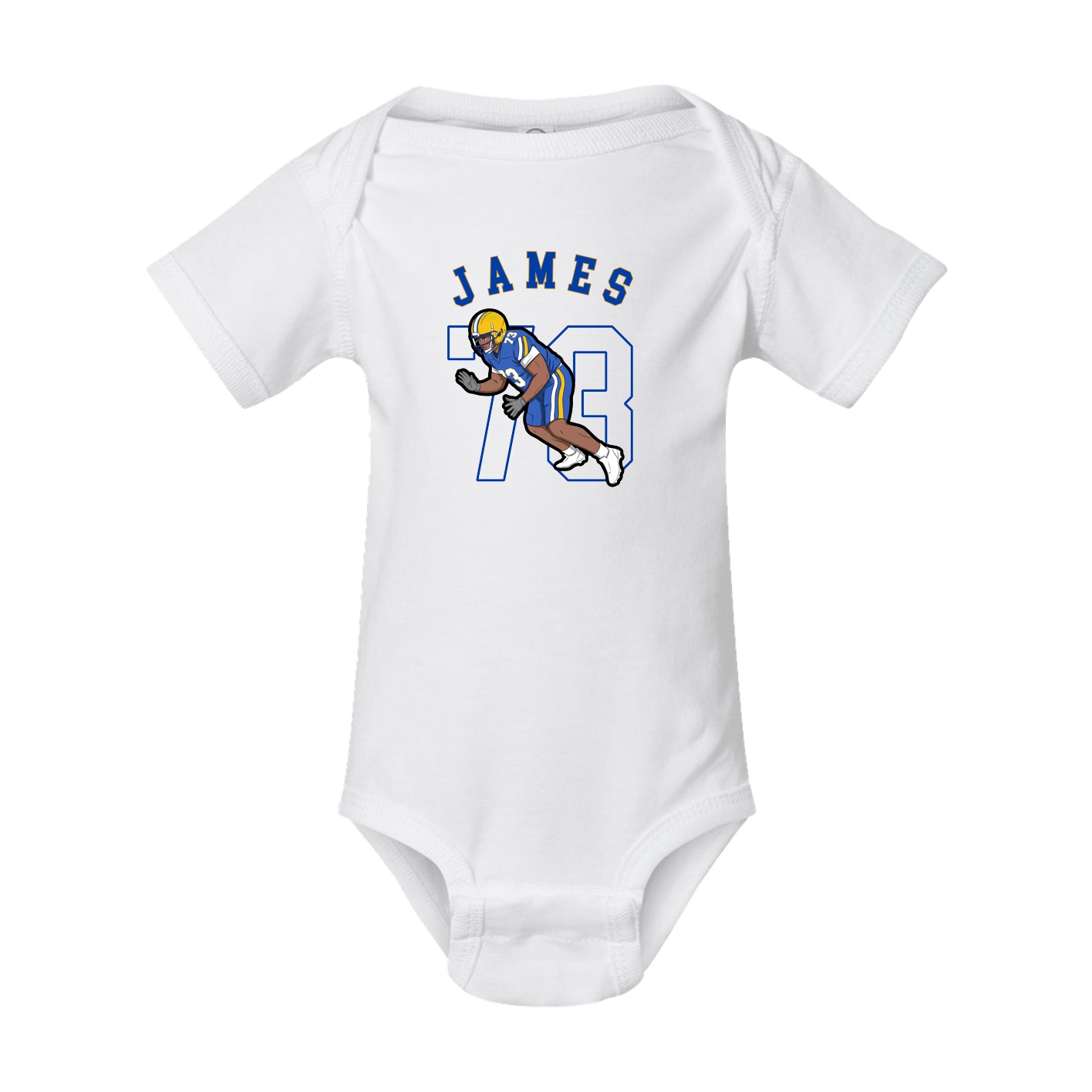Baby Onesie — Shirsey Arch in White