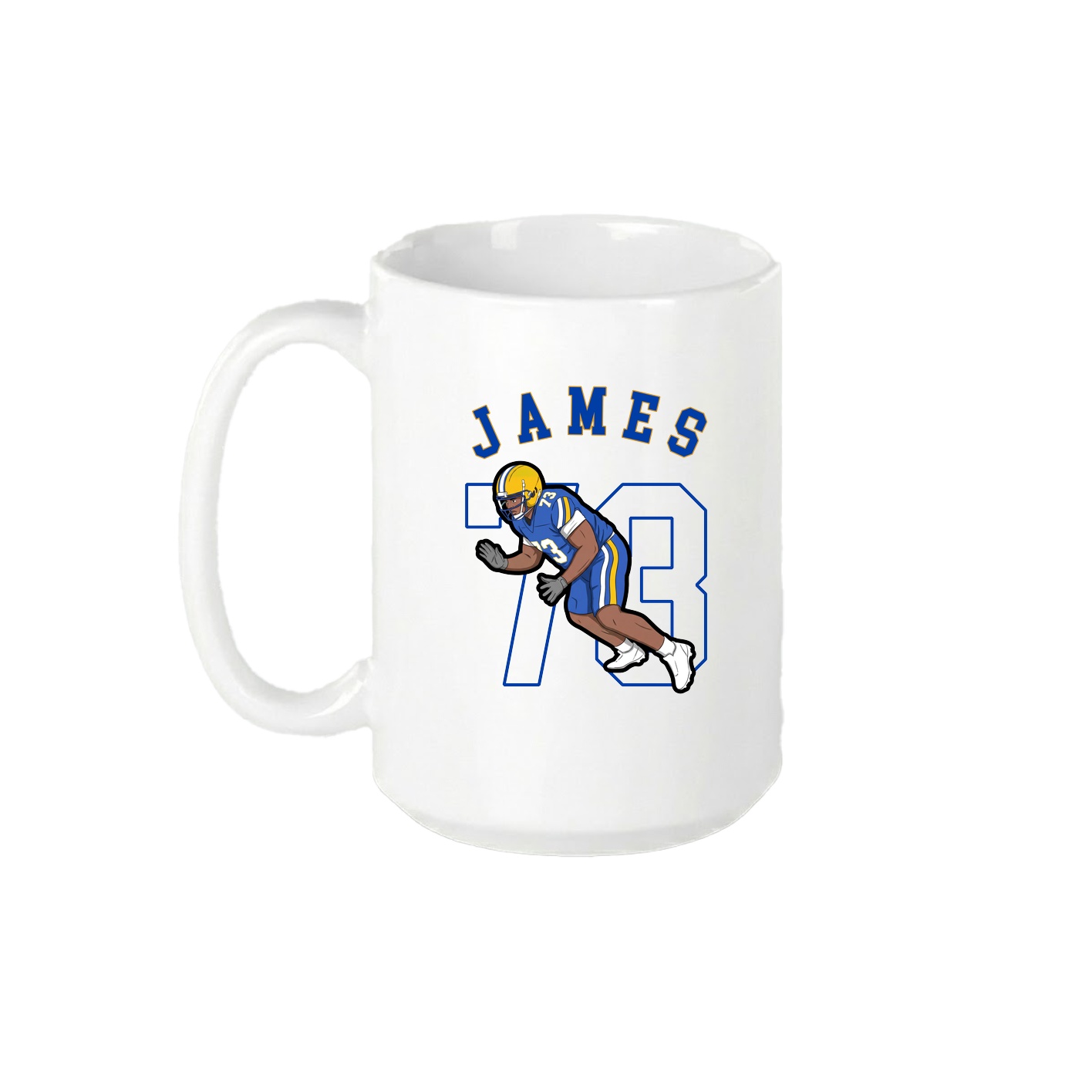 15oz Coffee Mug — Shirsey Arch in White