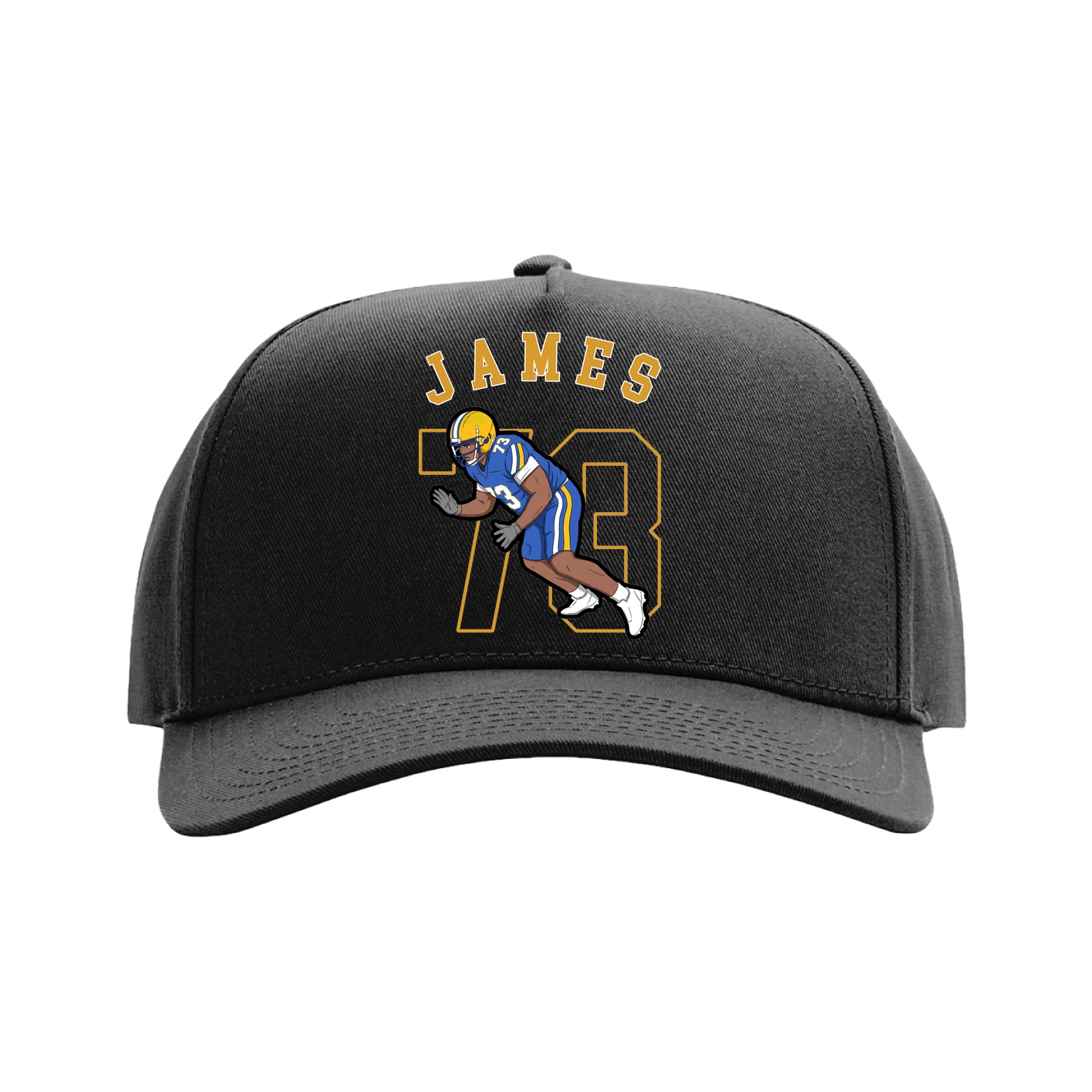 Full Fabric Five-Panel Champ Cap