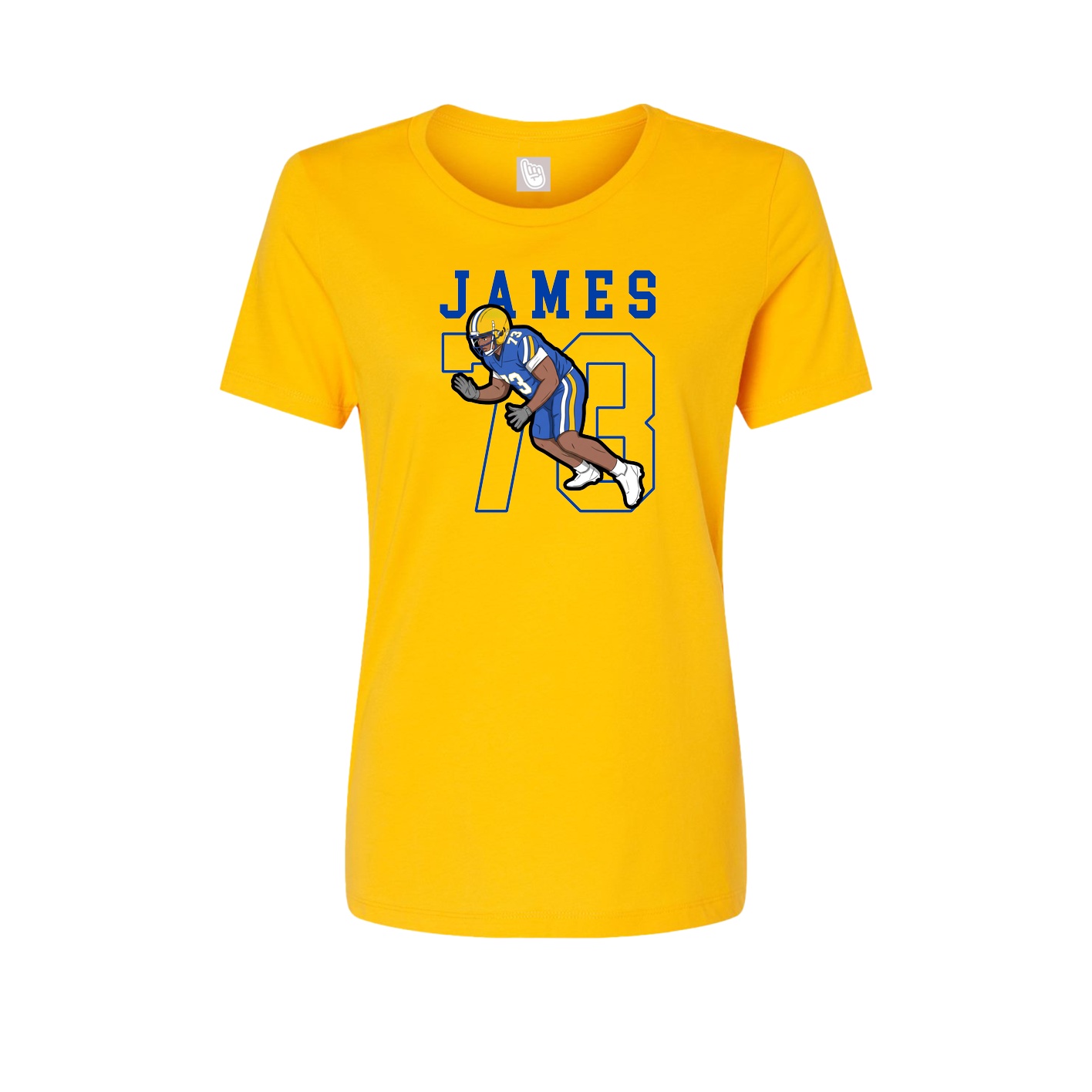 Fitted Women's Tee — Shirsey in Gold