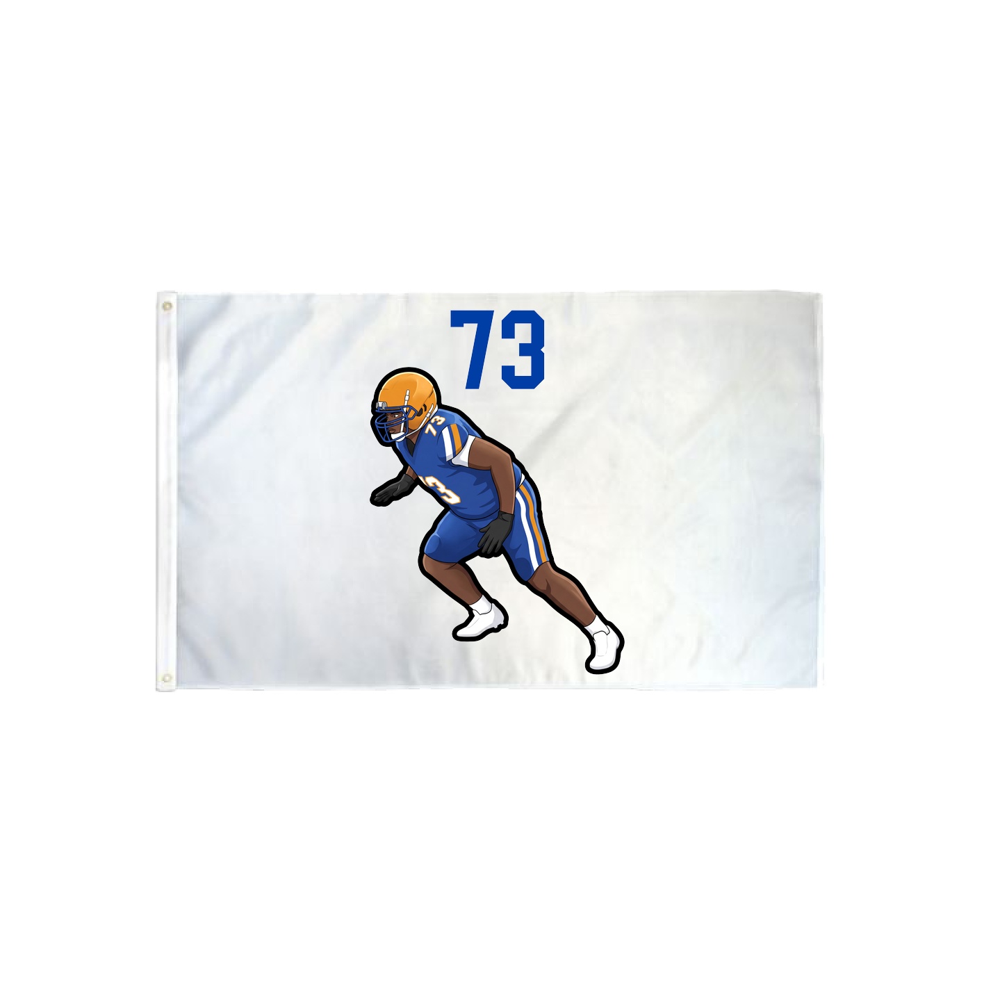 3x5 Flag — Number Top in Classic