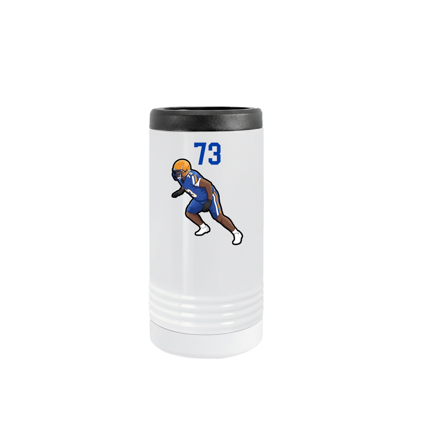 Slim Beverage Holder — Number Top in White