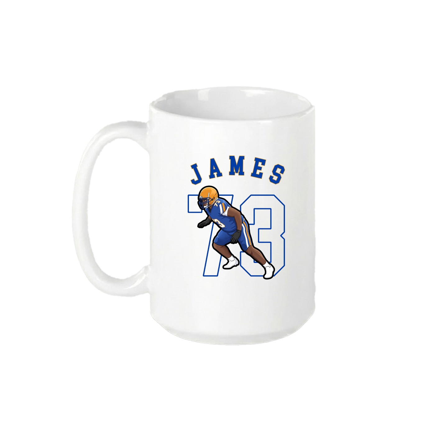 15oz Coffee Mug — Shirsey Arch in White