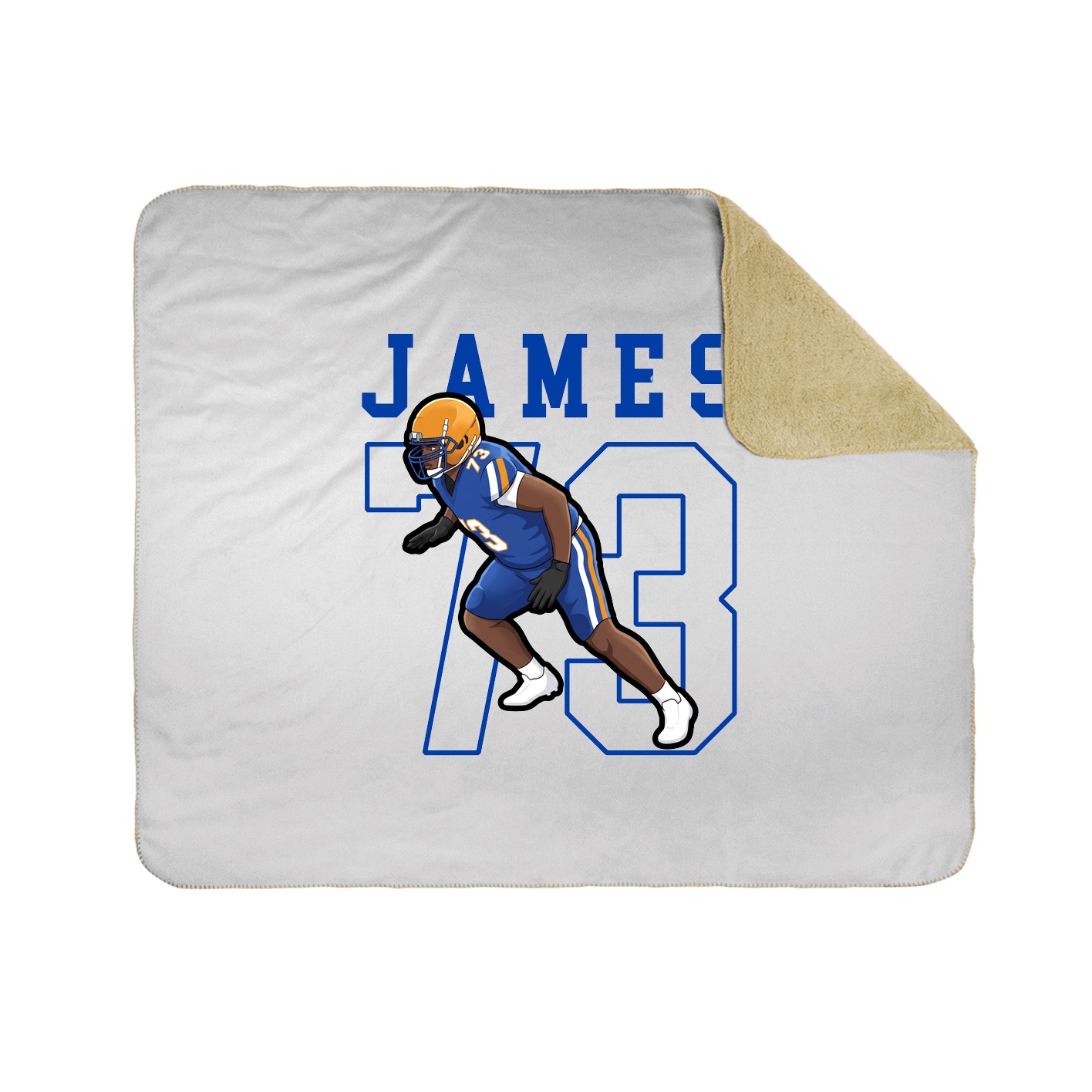 50x60 Sherpa Lined Throw Blanket