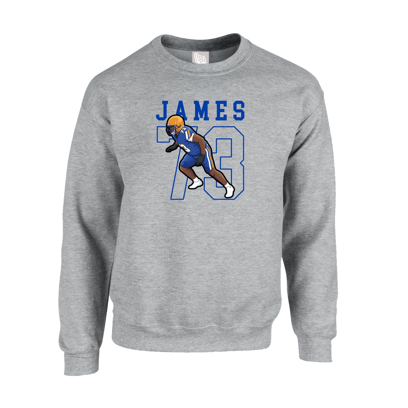 Fleece Crew — Shirsey in Grey