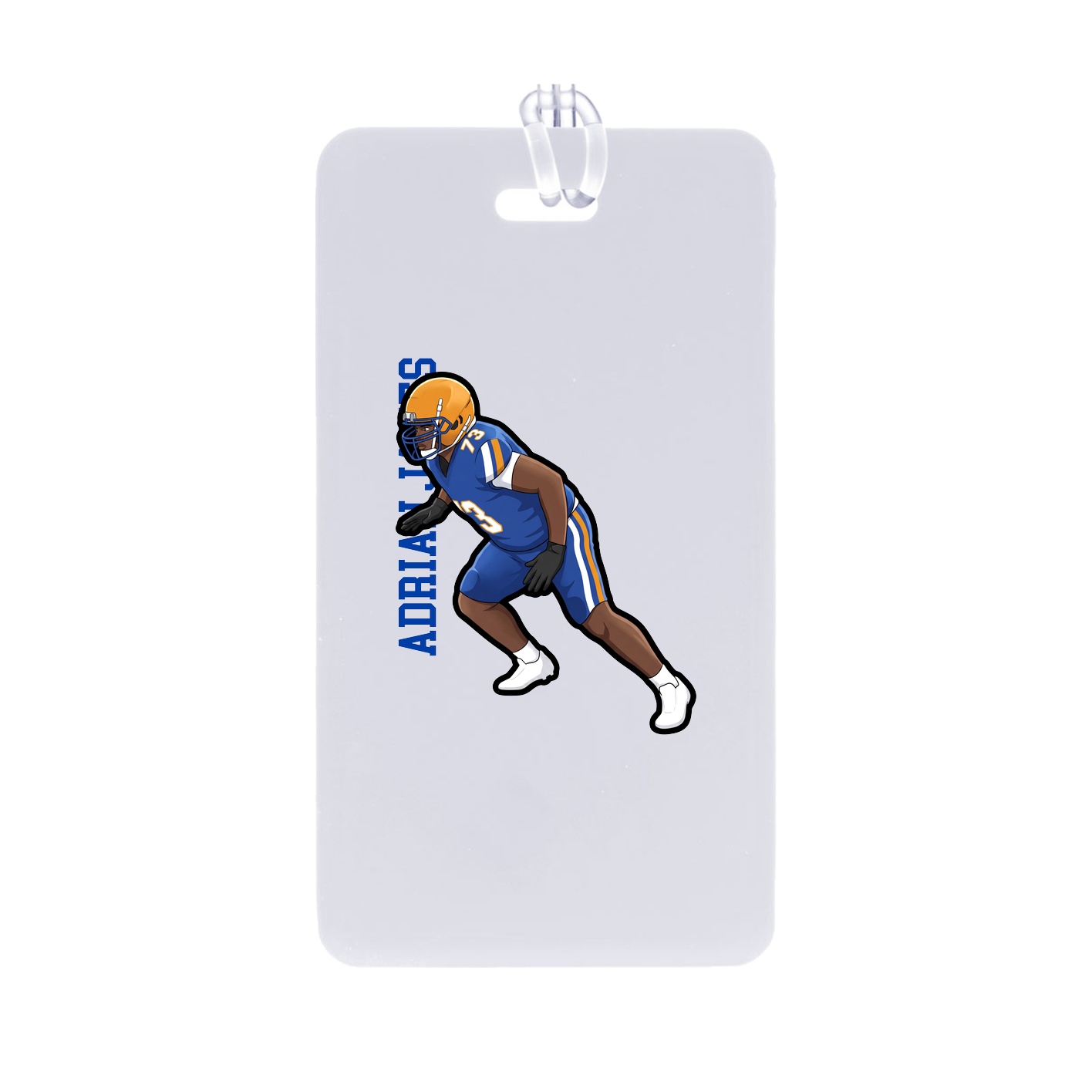 Bag Tag — Name Vertical in Classic