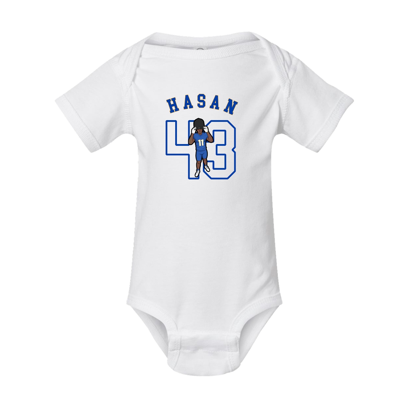 Baby Onesie — Shirsey Arch in White
