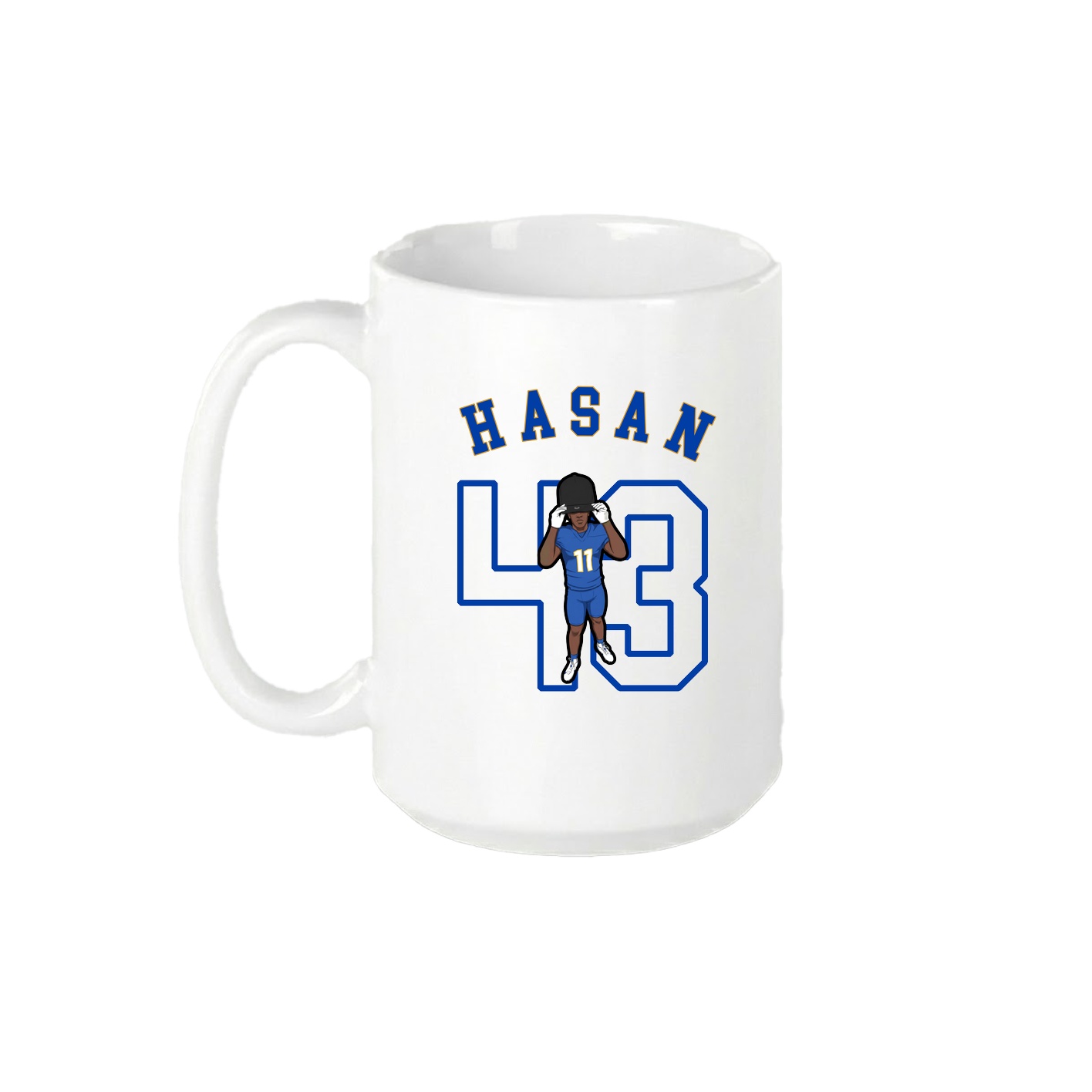 15oz Coffee Mug — Shirsey Arch in White