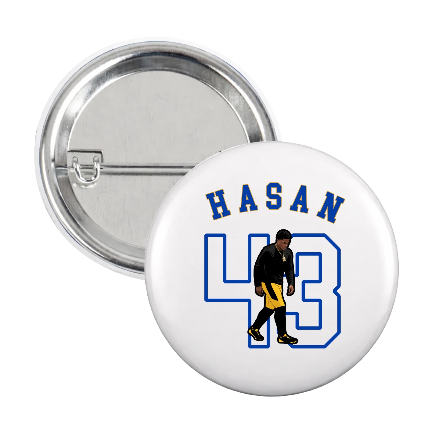 Game Day Button — Shirsey Arch in White