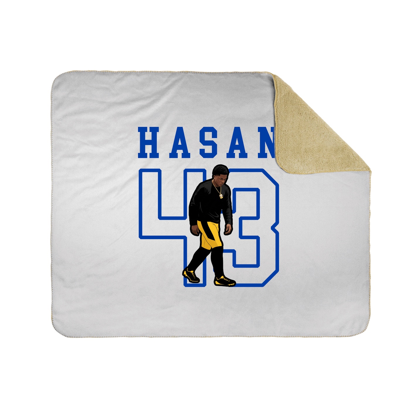 Throw Blanket — Shirsey in White