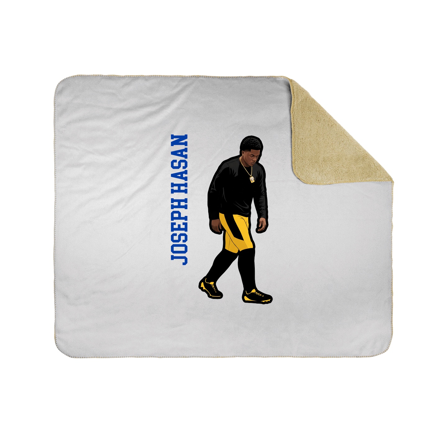 50x60 Sherpa Lined Throw Blanket