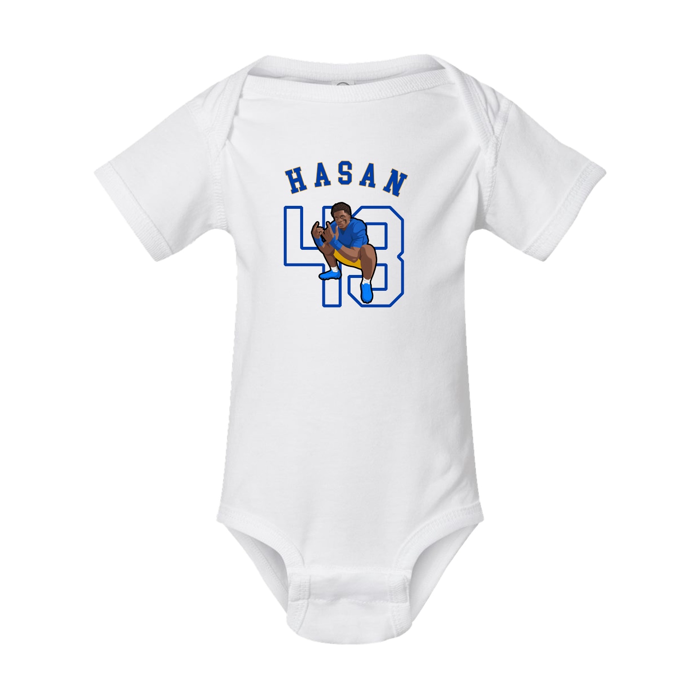 Baby Onesie — Shirsey Arch in White