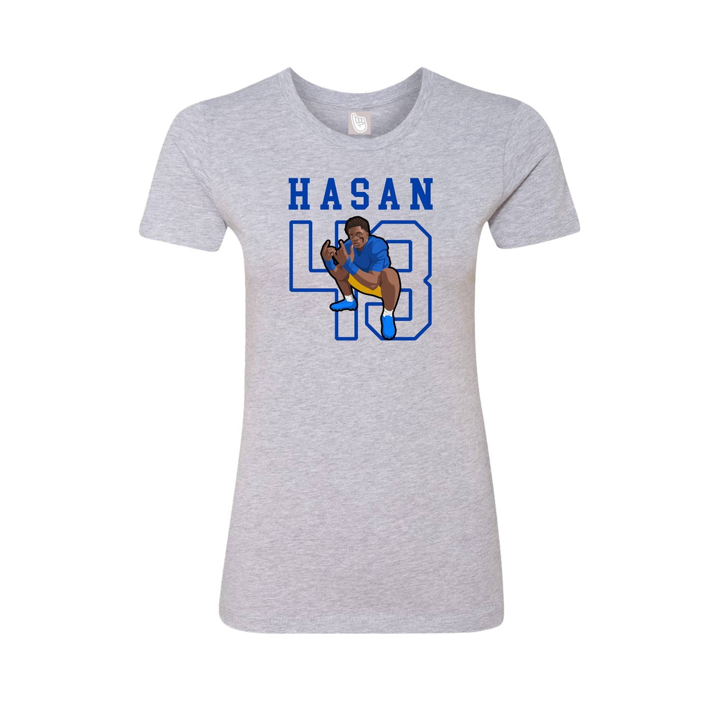 Fitted Women's Tee — Shirsey in Grey