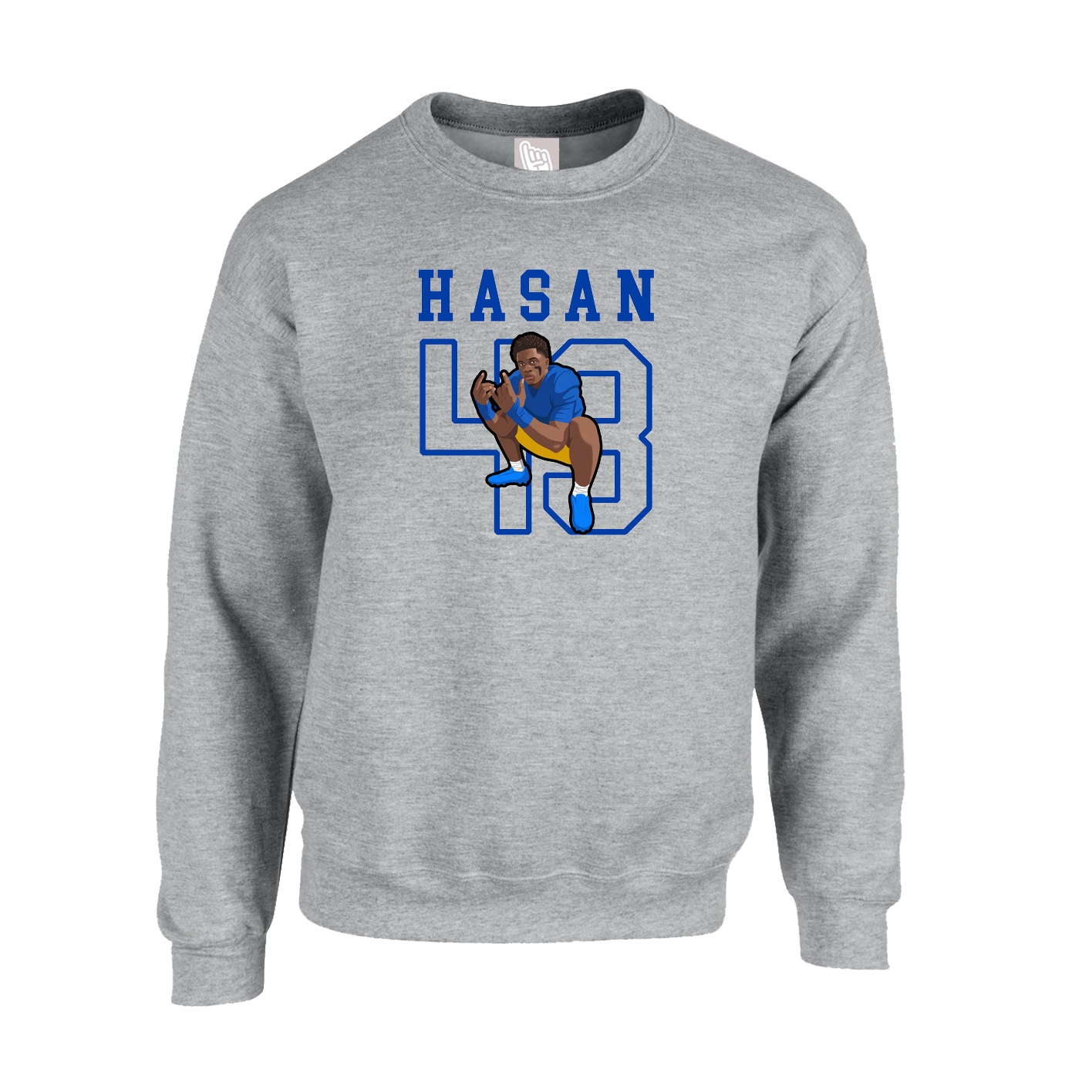 Fleece Crew — Shirsey in Grey