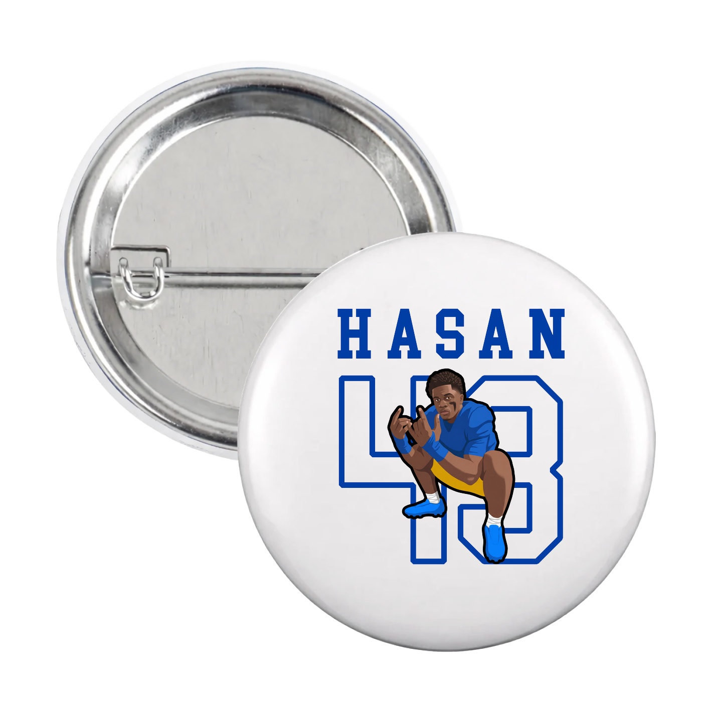 Game Day Button — Shirsey in White