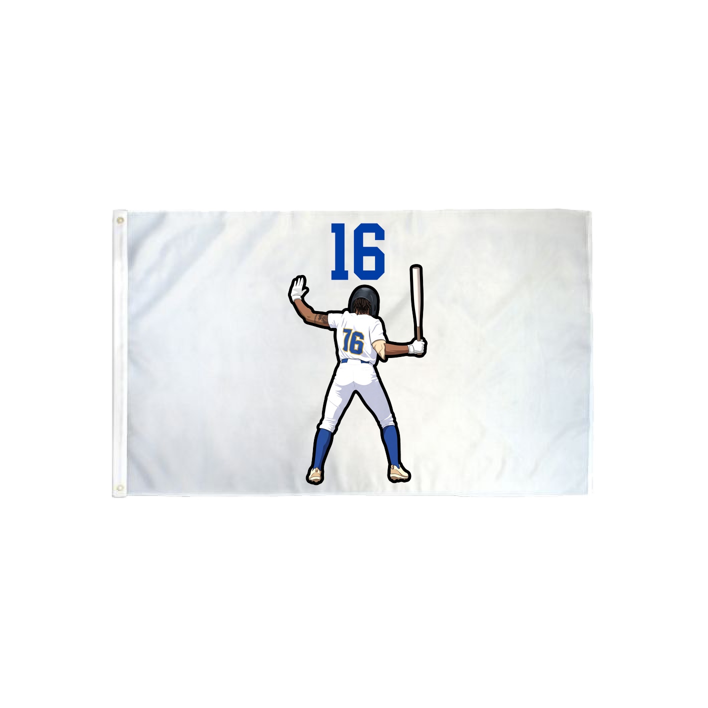 3x5 Flag — Number Top in Classic