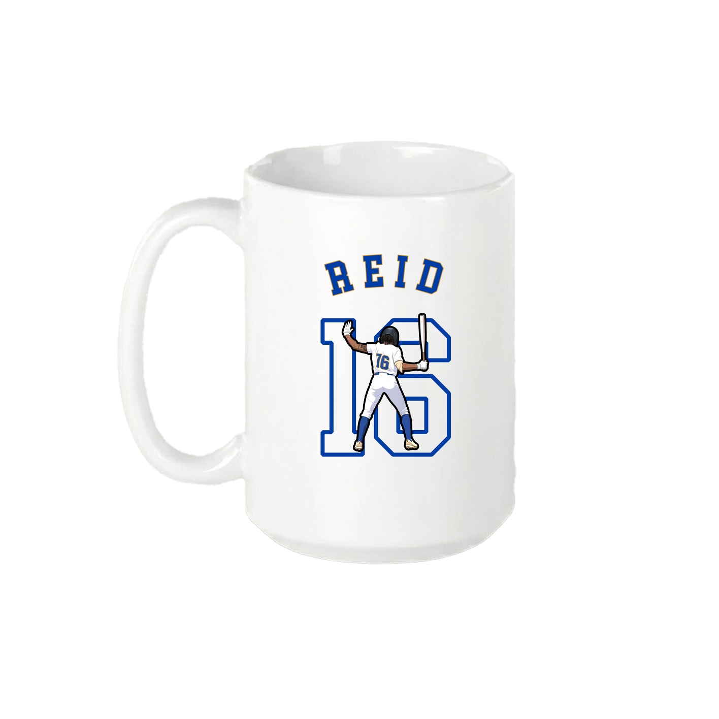 15oz Coffee Mug — Shirsey Arch in White