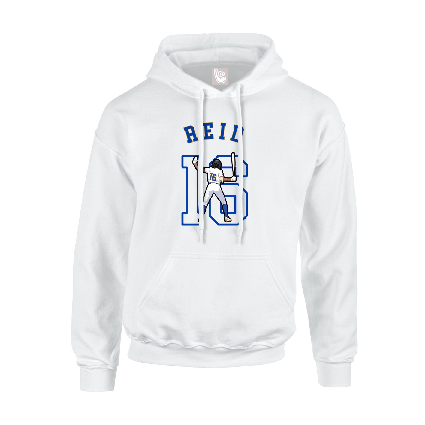 Hoodie — Shirsey Arch in White