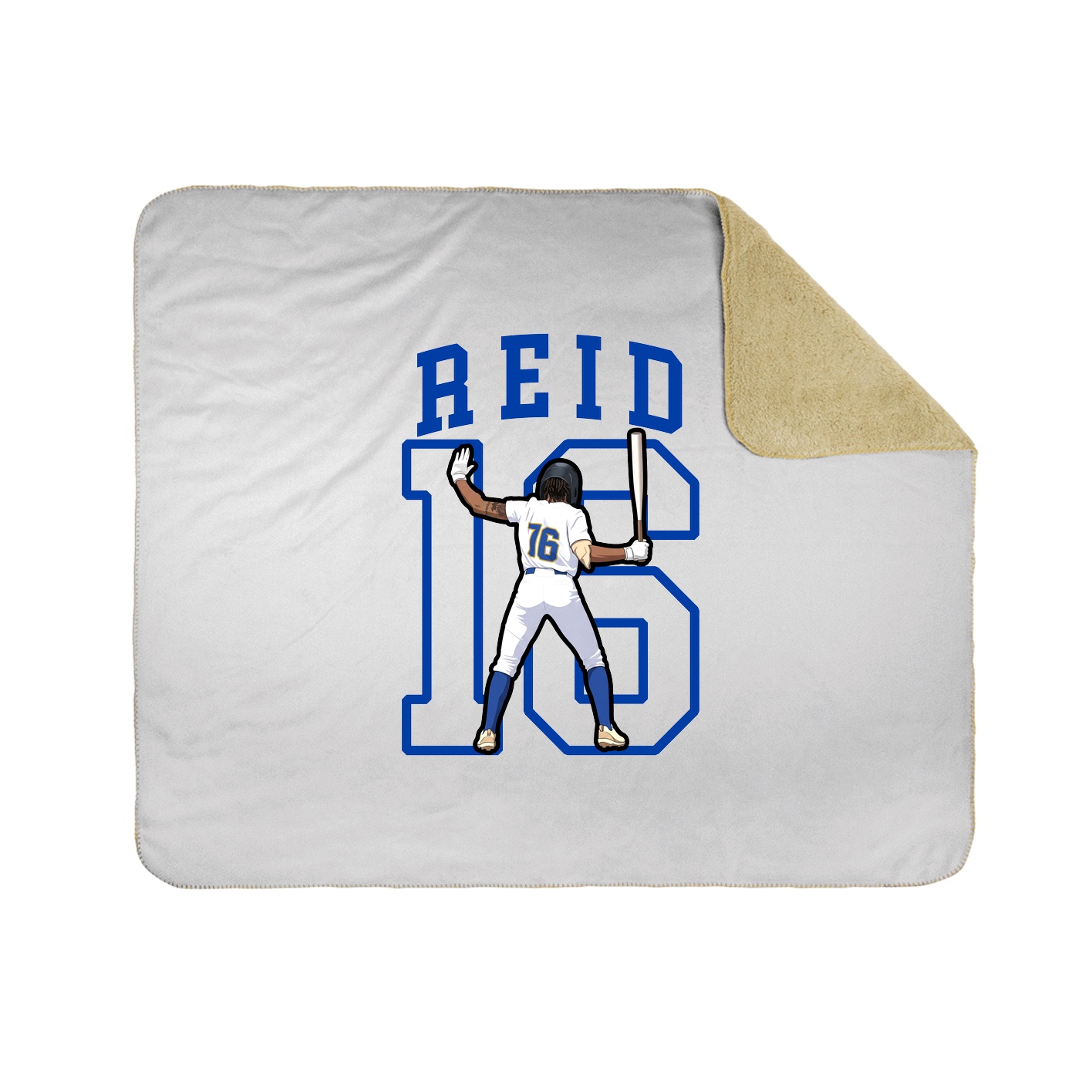Throw Blanket — Shirsey in White