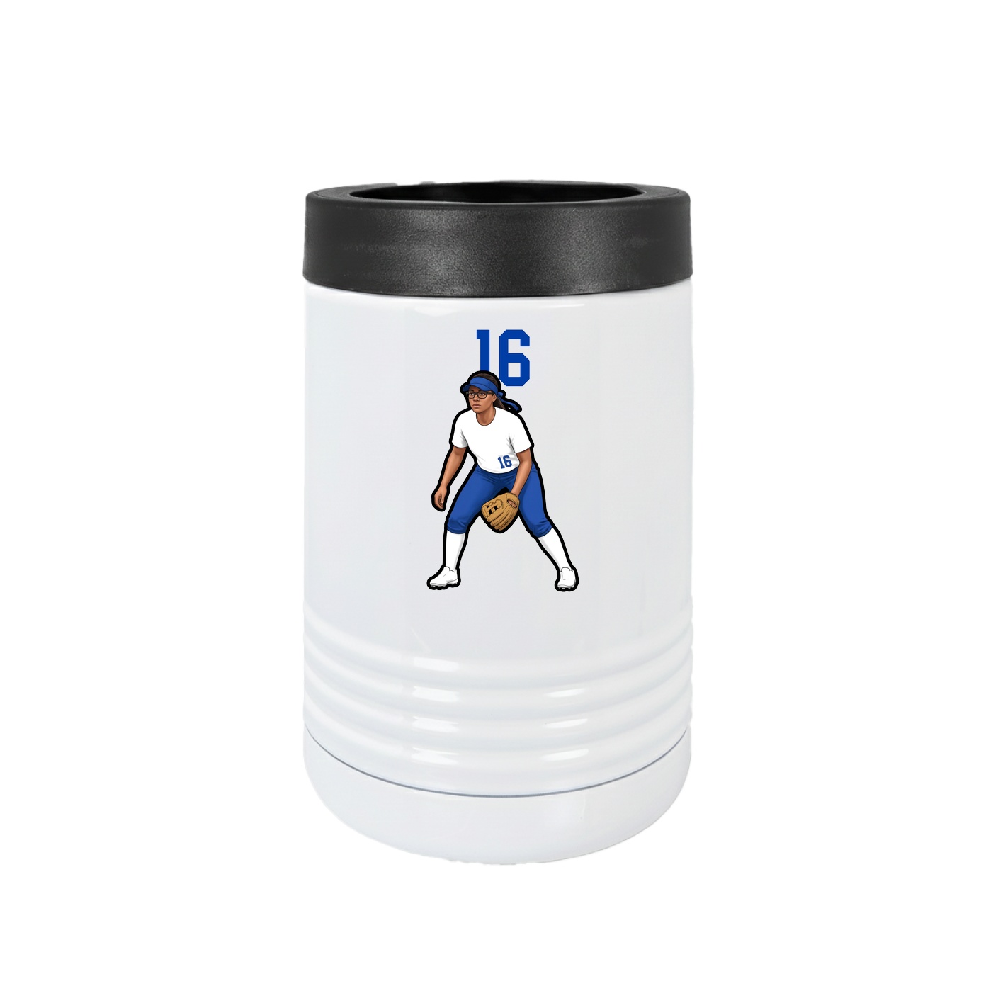 Beverage Holder — Number Top in White