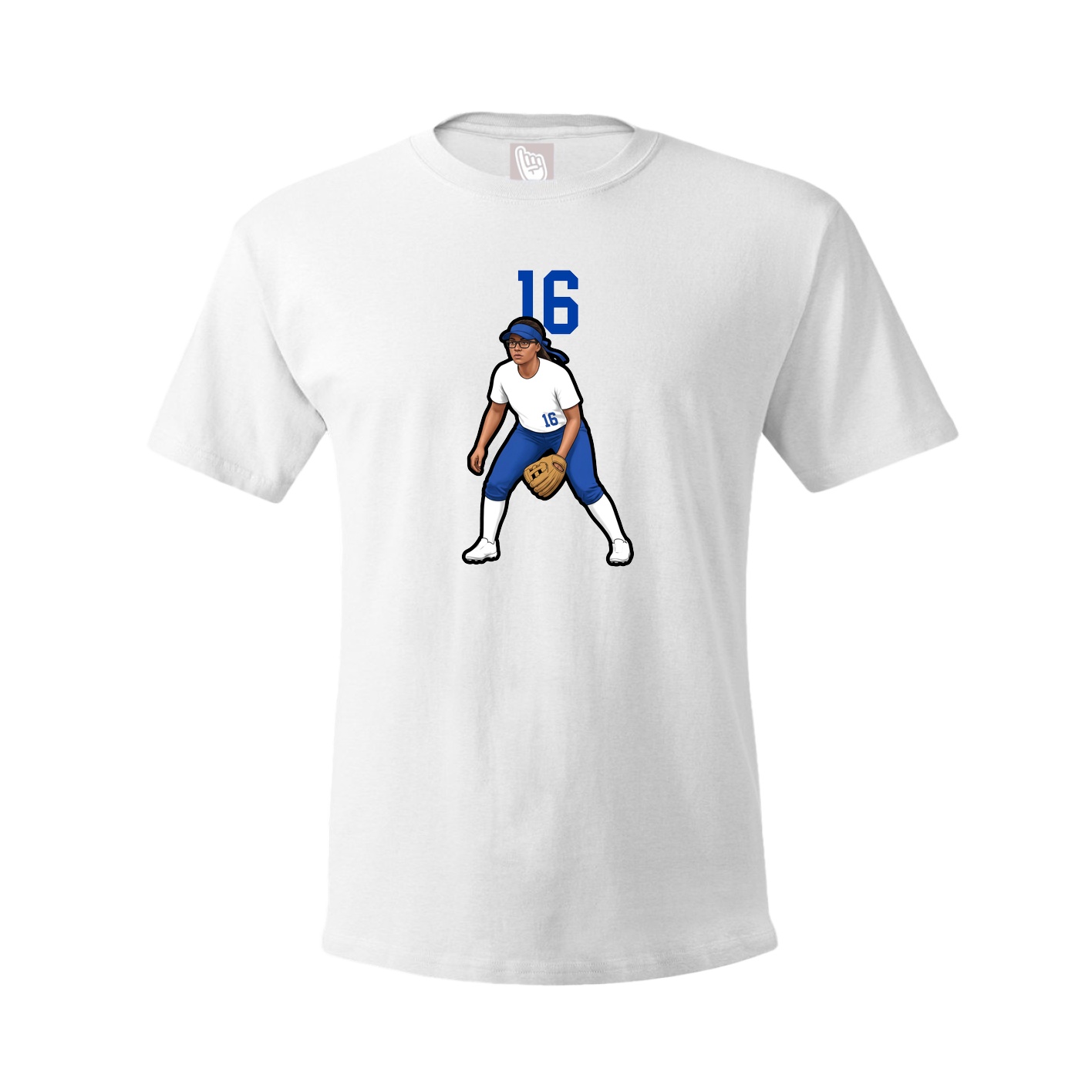 Tee — Number Top in White