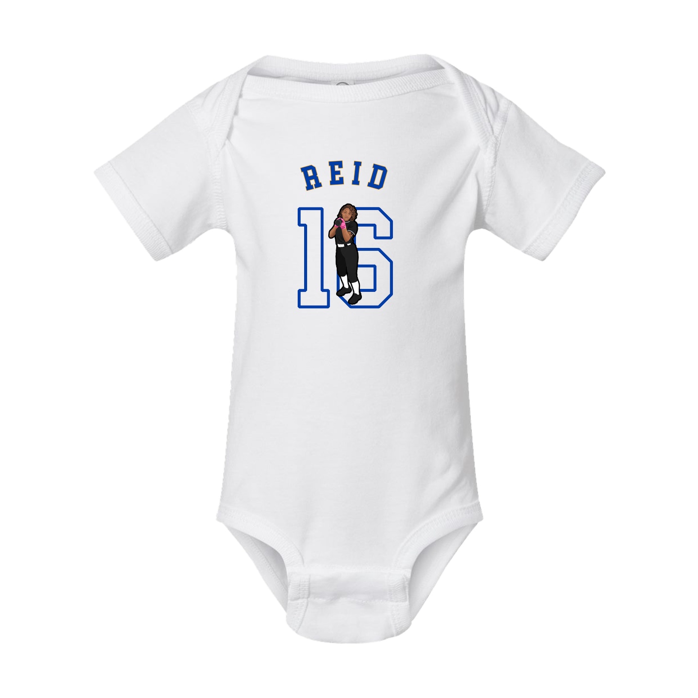 Baby Onesie — Shirsey Arch in White