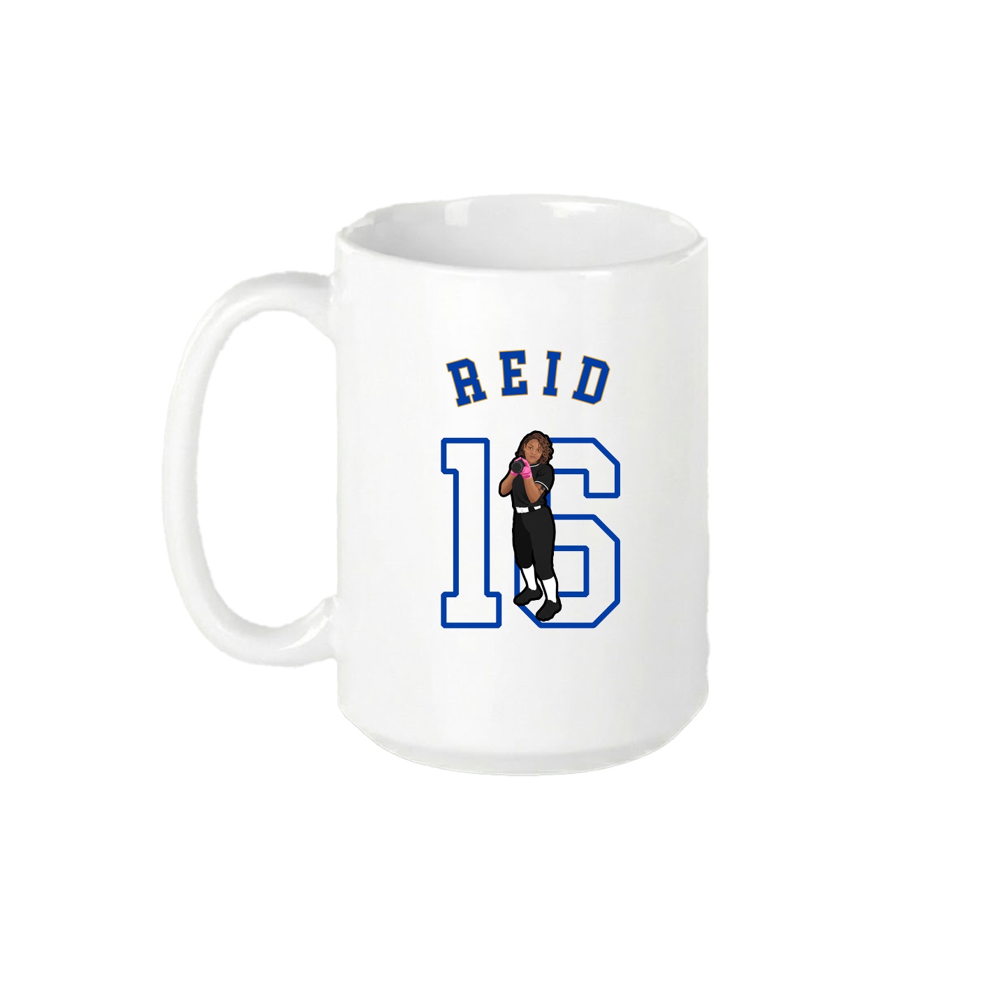 15oz Coffee Mug — Shirsey Arch in White