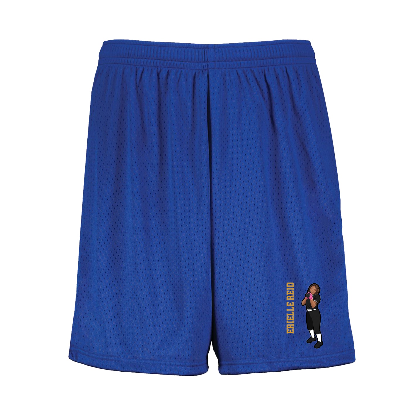Shorts — Name Vertical in Royal