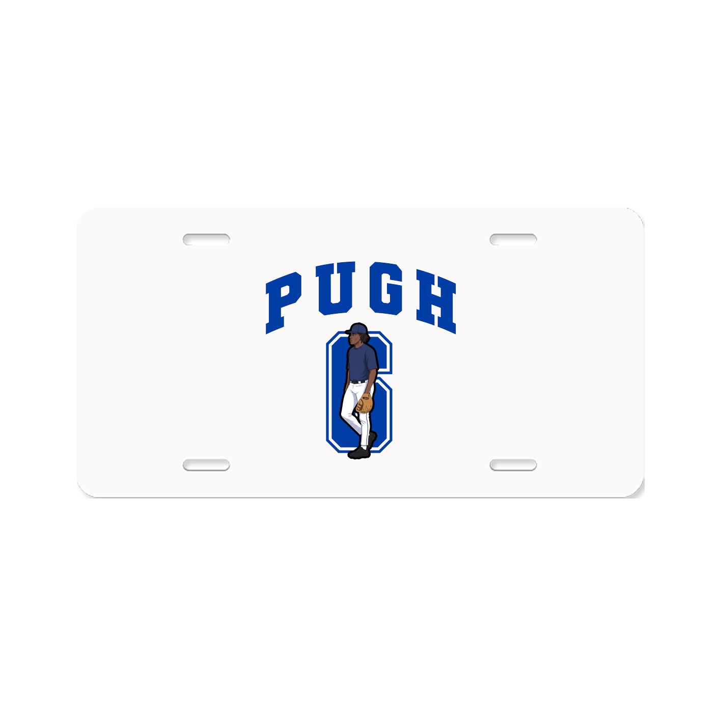 License Plate — Number in Classic