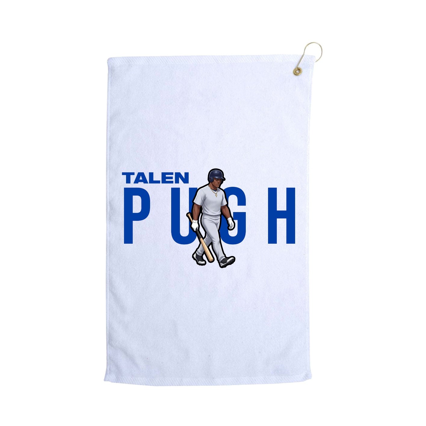 Golf Towel — Player Name in White