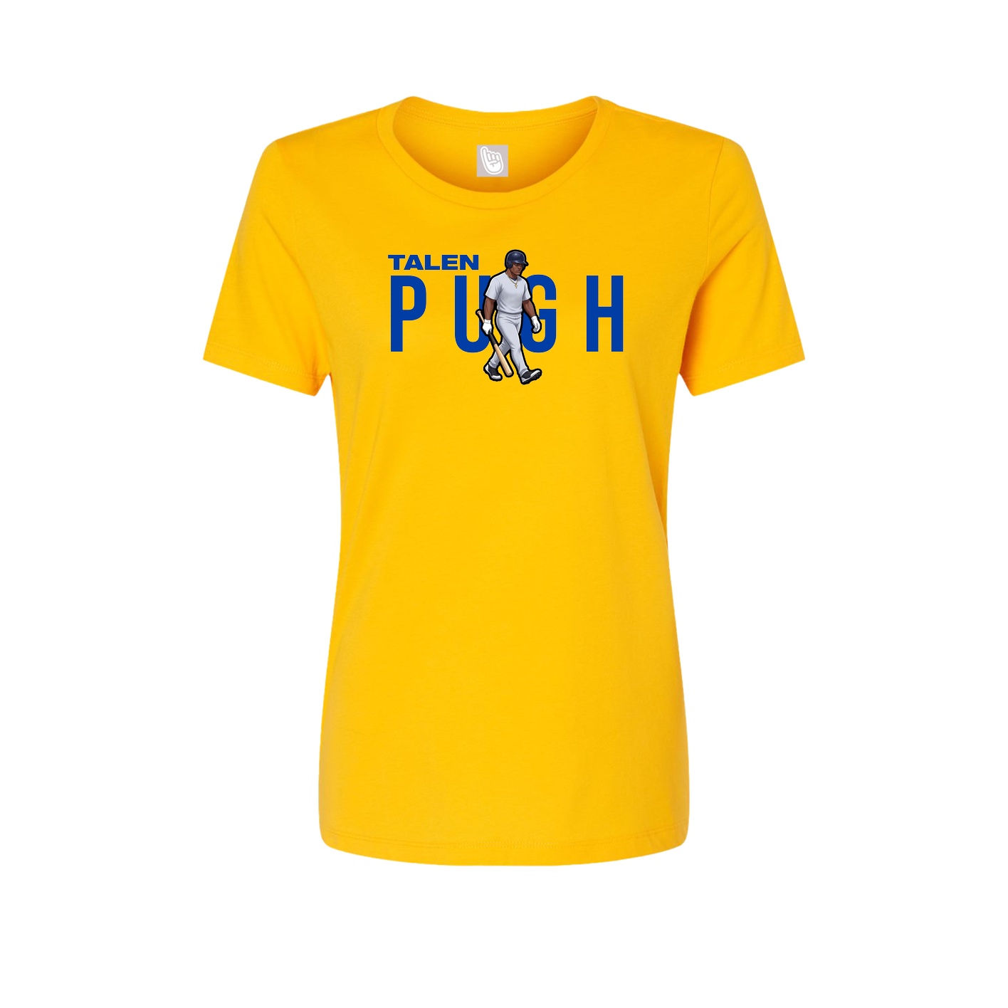 Womens Tee — Player Name in Gold