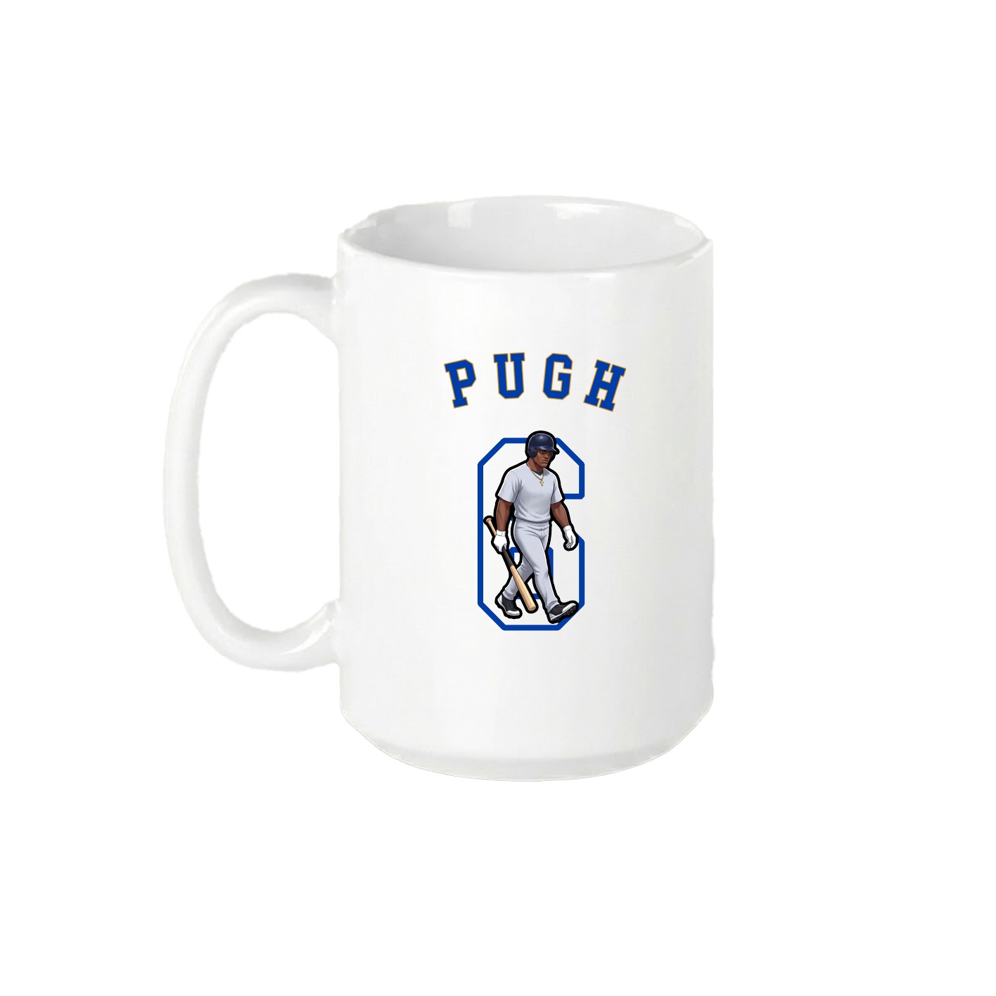 15oz Coffee Mug — Shirsey Arch in White