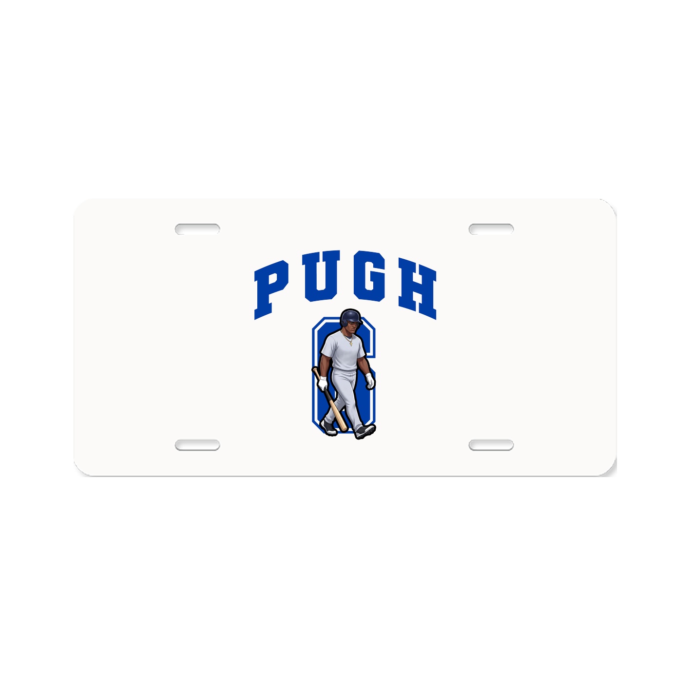 License Plate — Number in Classic