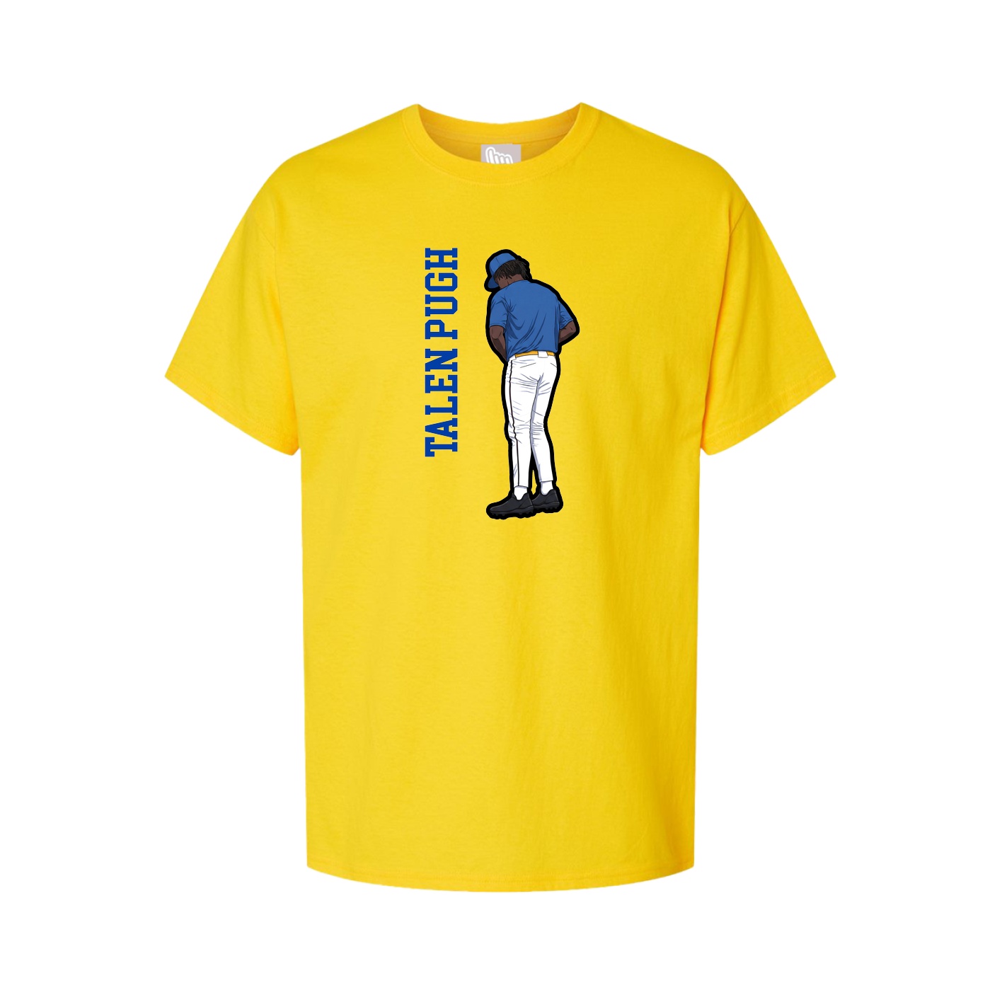 Tee — Name Vertical in Gold