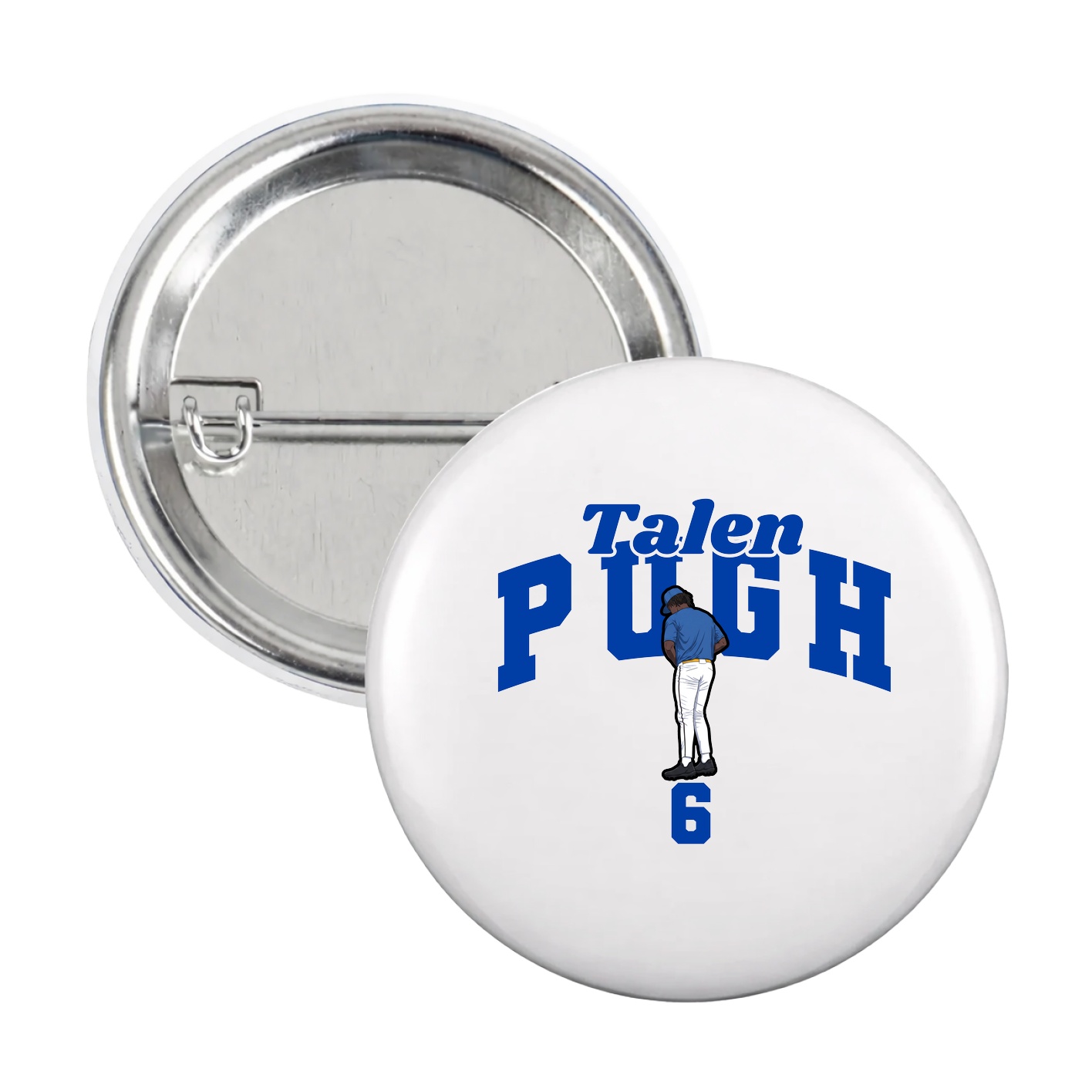 Game Day Button — Signature Arch in White