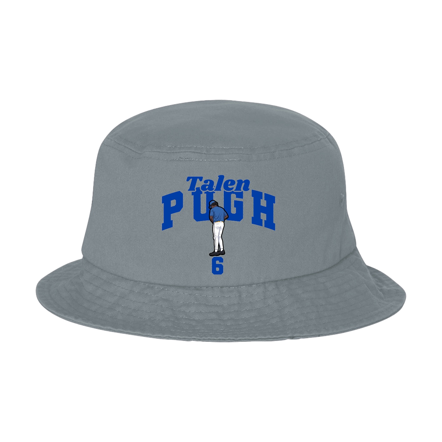 Bucket Cap — Signature Arch in Grey