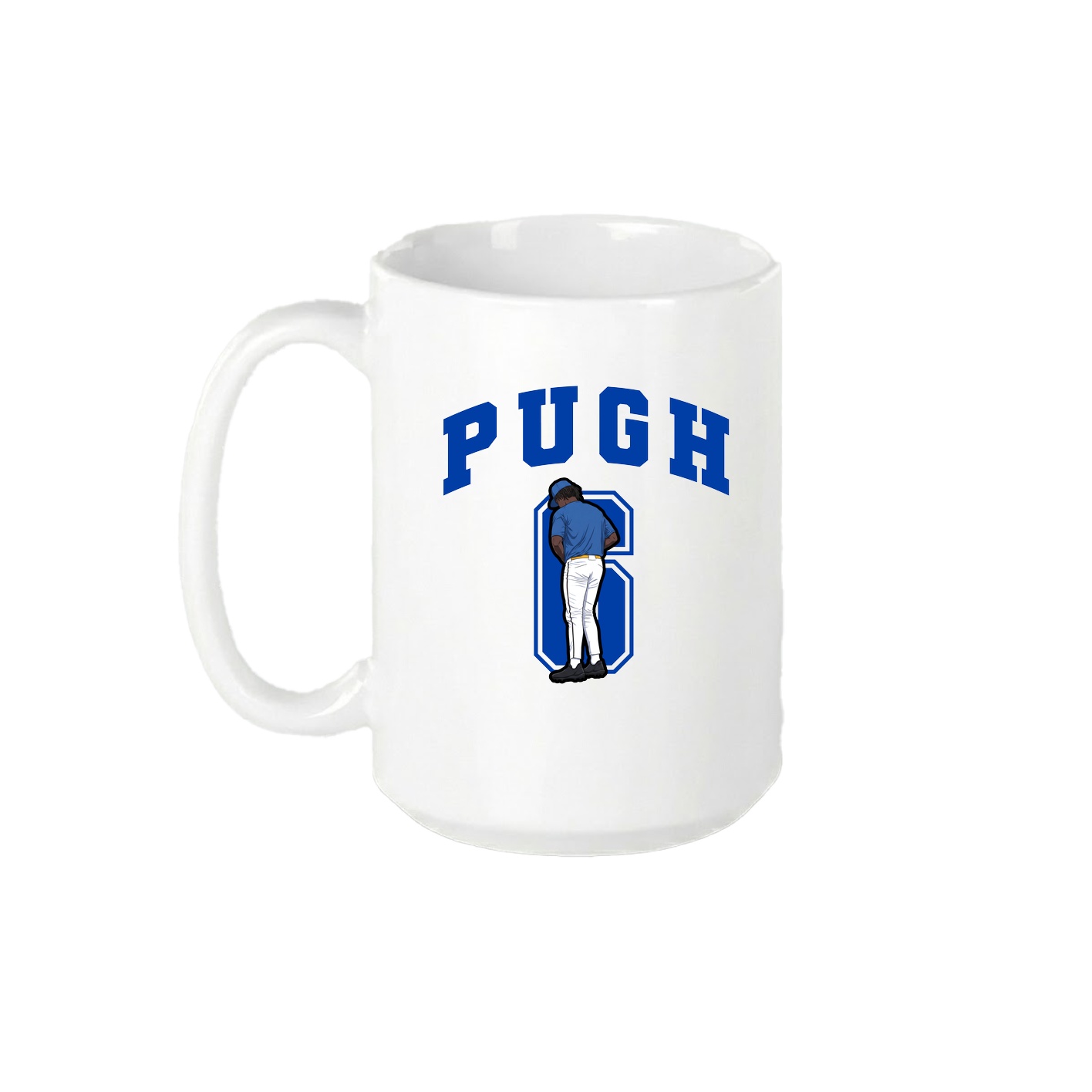 15oz Coffee Mug — Number in White