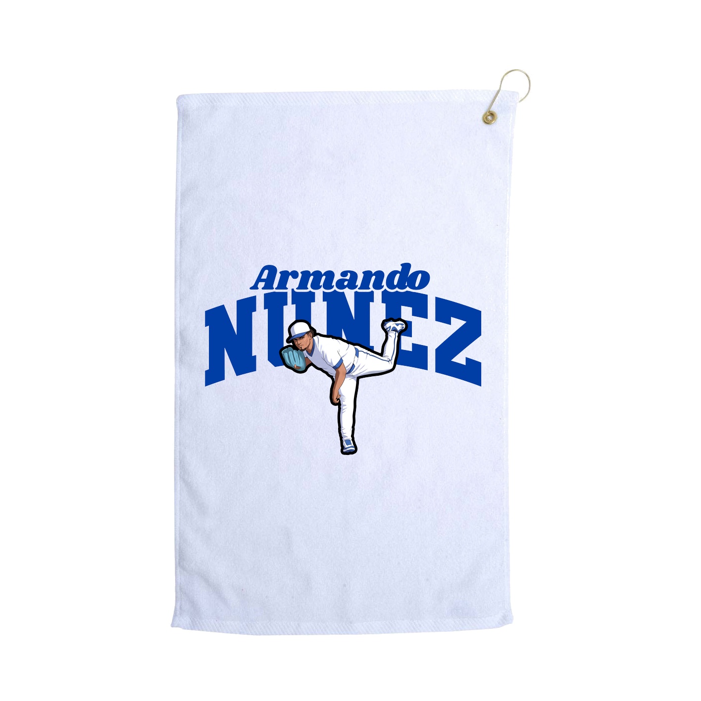 Golf Towel — Signature Arch in White